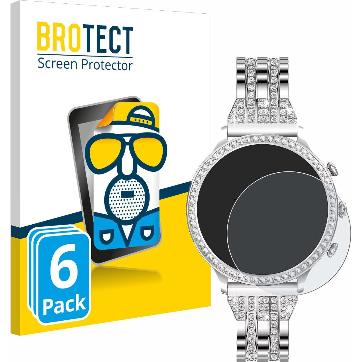 BROTECT Entspiegelungsfolie Displayschutz Displayschutzfolie Folie Matt, Smartwatch Schutzfolie, Schwarz