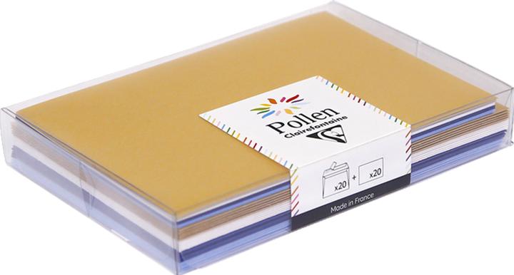 Immagine prodotto Pollen Set di corrispondenza, 20 buste (114 x 162 mm, 20 x)