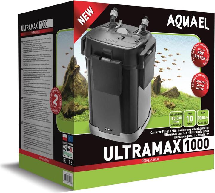 Actual product image Aquael Ultramax 1000 (300 l, External filters, Salt water, Fresh water)