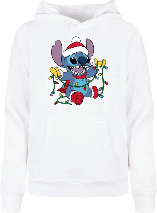 Absolute Cult Ladies Lilo And Stitch - Christmas Lights Basic Hoody - 114337 (L)