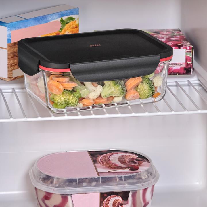 Productafbeelding Silit Storio Voorraadpot 21 x 14cm Glazen Voorraadpot Luchtdicht Aromadeksel Voedselopslagpotje (1.40 l)