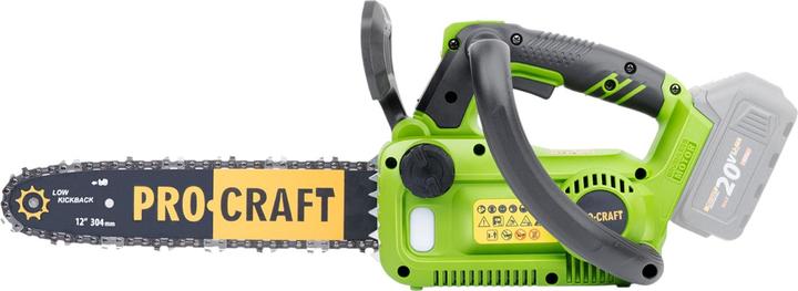 Procraft PKA42Libb Akku Kettensäge 20 V 304 mm Brushless Solo - ohne Akku, ohne Ladegerät (Akku Kettensäge)