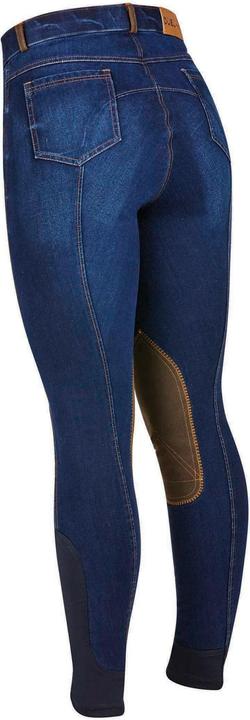Actual product image Dublin Shona Denim Breeches With Suede Patch (36)