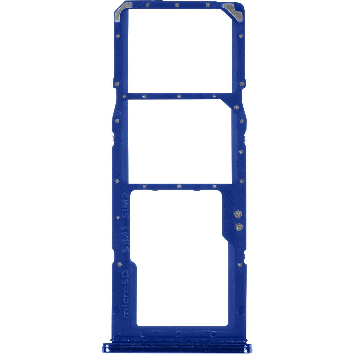 Clappio Ersatz SIM-Halter (SIM-Halterung, Galaxy A70), Mobilgerät Ersatzteile, Blau