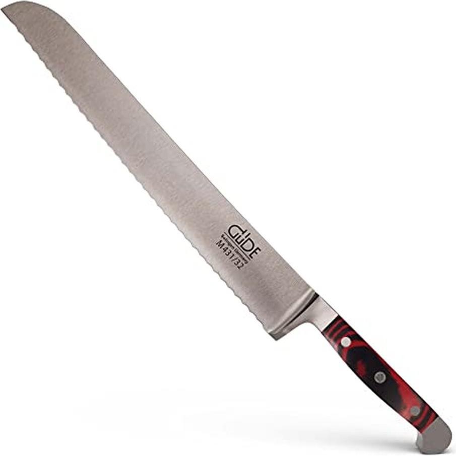 Güde Brotmesser "Franz ", geschmiedet, Doppelkropf, Griff: Mikarta (M431/32)