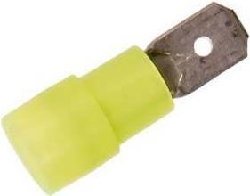 Produktbild Lapp Kabel Flachstecker Steckbreite: 6.3 mm Steckdicke: 0.8 mm 180 ° Teilisoliert Gelb 63103040 50 St.