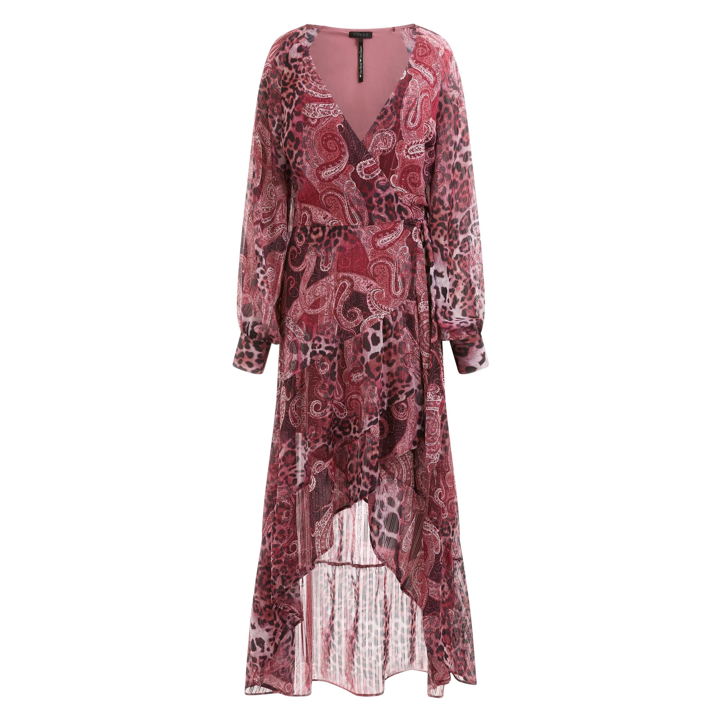 Guess, Damen, Kleider, Kleid Damen Gue Nuovo Bahia, Violett, (S)