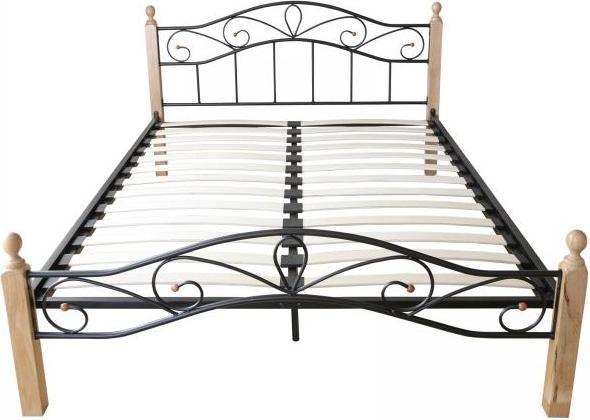 Produktbild Homestyle4u Metallbett Doppelbett (160 x 200 cm)