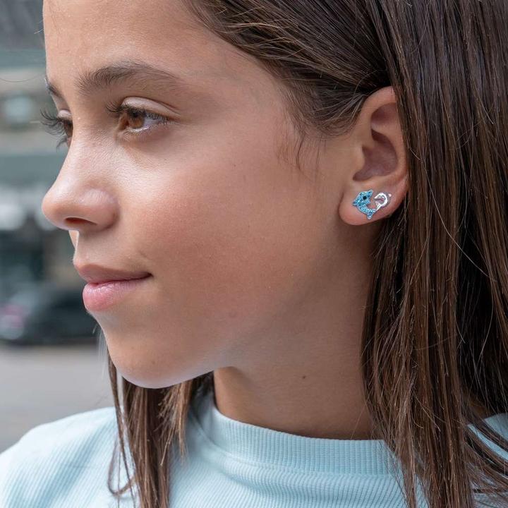 Immagine prodotto Bijouteria Orecchini bambini (Argento 925, Vetro (di orologio))