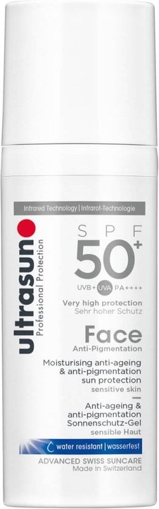 Actual product image Ultrasun Face Anti-Pigmentation (Sun cream face, SPF 50+, 50 ml, 95 g)