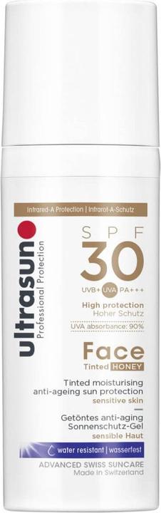 Actual product image Ultrasun Face Tinted Honey (Sun cream face, SPF 30, 50 ml, 91 g)