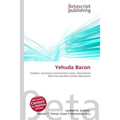 Yehuda Bacon, Fachbücher von Lambert M. Surhone, Mariam T. Tennoe, Susan F. Henssonow