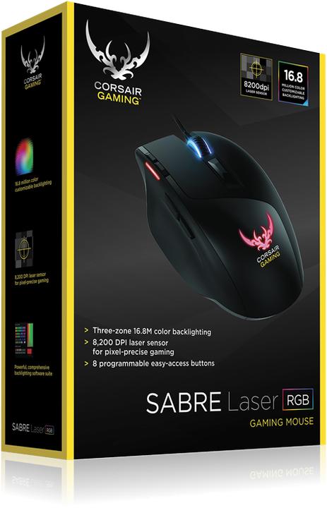 Produktbild Corsair Gaming Sabre RGB, old logo (Kabelgebunden)