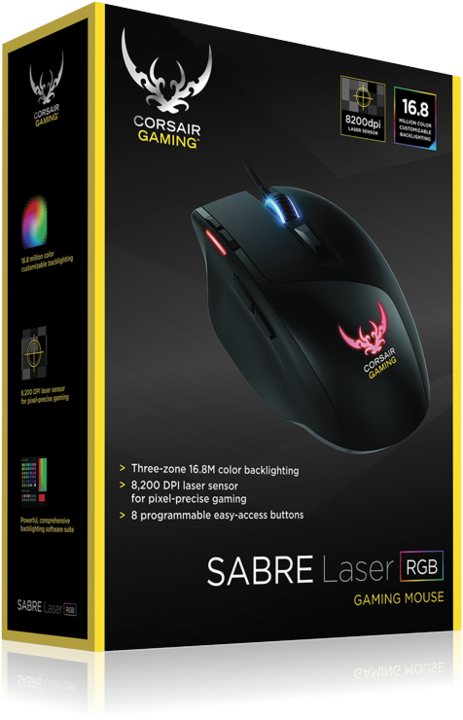 Produktbild Corsair Gaming Sabre RGB, old logo (Kabelgebunden)