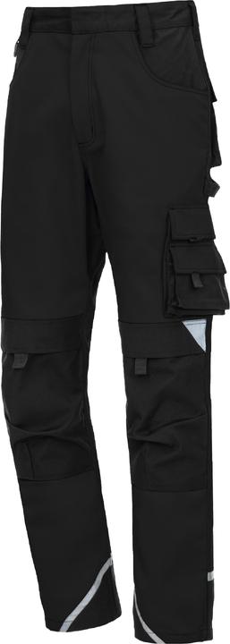 Produktbild Nitras MOTION TEX PLUS, lange Arbeitshose, schwarz (Farbcode: 1000), 280 g/qm, atmungsaktives Materi (58)
