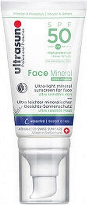 Actual product image Ultrasun Face Mineral SPF50 (Suntan cream, SPF 50, 40 ml, 74 g)