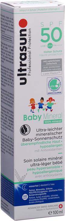 Produktbild Ultrasun Baby Mineral (Sonnencreme, SPF 50, 100 ml, 158 g)