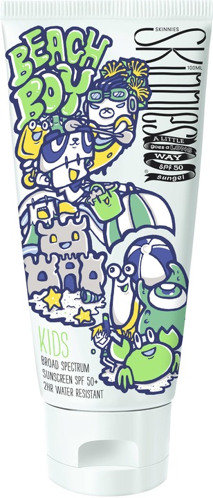 Image du produit Skinnies Beach Boy Kid SPF 50 (Crème solaire visage, SPF 50+, 100 ml, 100 g)