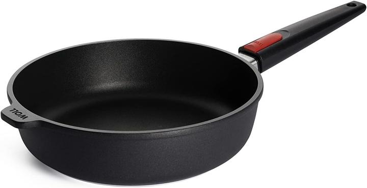 Woll 1726N Pan, cast aluminium, black (Frying pan, Cast aluminium, 26 x 7 cm)