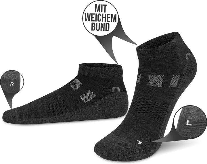 Produktbild Normani 2 Paar Merino-Sneakersocken Timaru (2er Pack, 43 - 46)