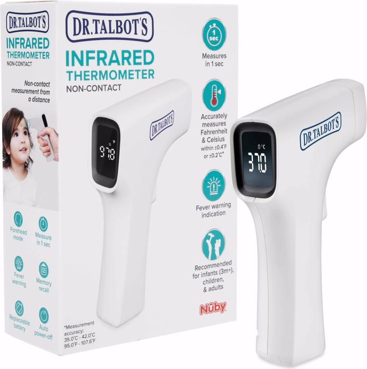 Image du produit Nuby Le thermomètre infrarouge sans contact du Dr Talbot (Sans contact)