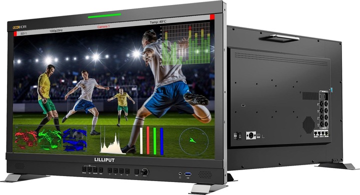 Produktbild Lilliput 23.8" 8K 12G-SDI Broadcast/Production Monitor with 12G SFP+/4K60p HDMI/3D-LUT/HDR (23.80", 4K)