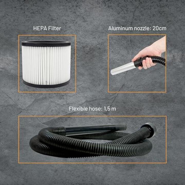 Image du produit Boxer ® cyclone askesuger med HEPA filter 18 liter med motor 1000 Watt