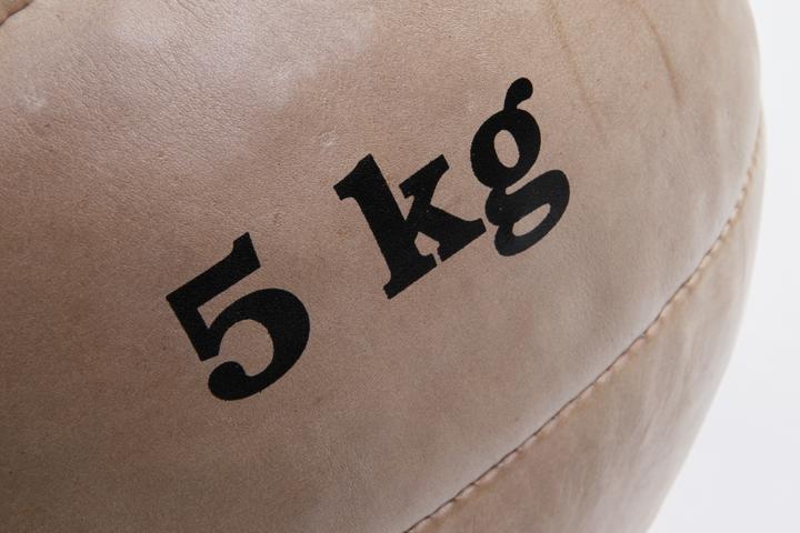 Image du produit Tanga Sports Médicine-ball en cuir, 5 kg (5 kg)