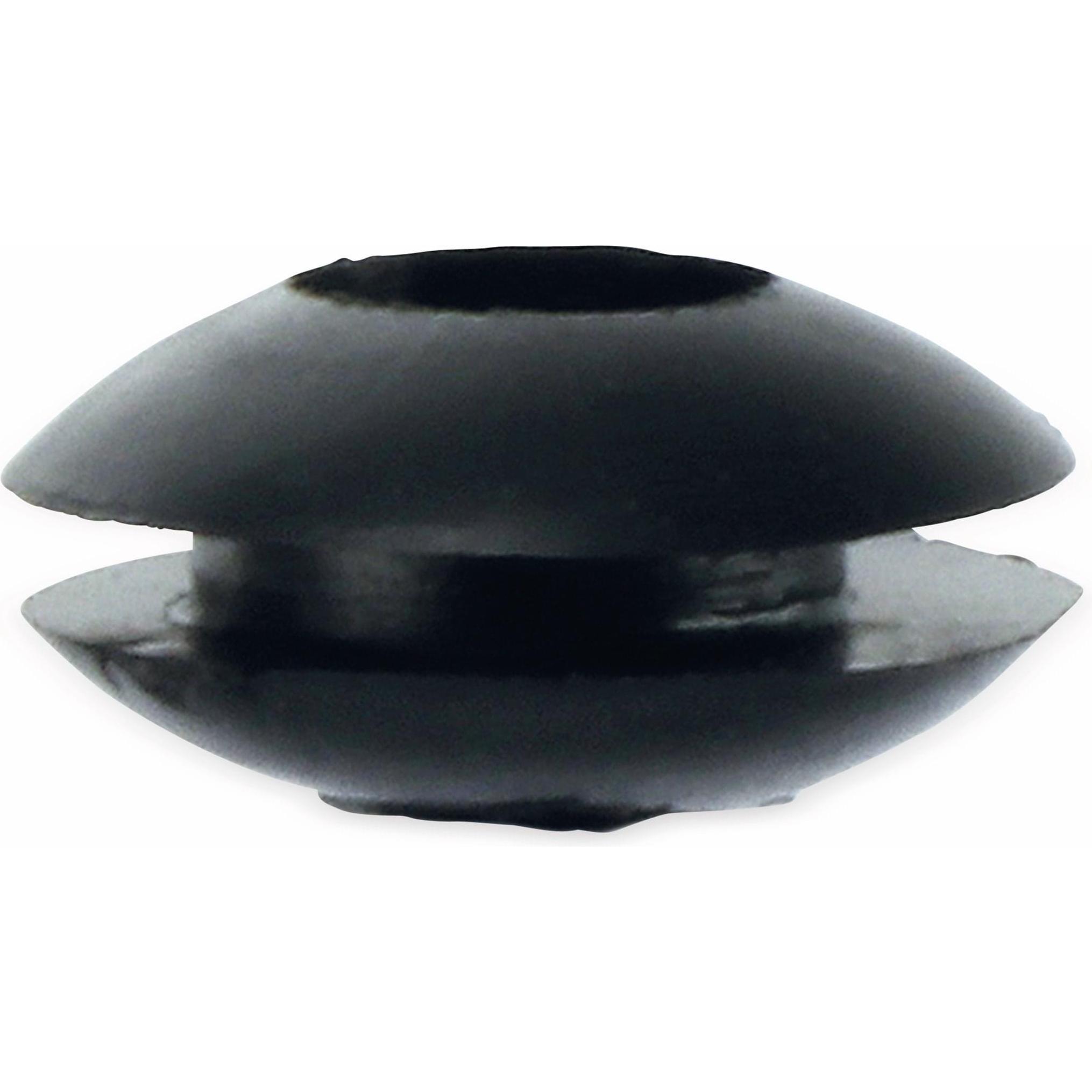 Thumbnail - Eneroid, Kabelhalter, Durchführungstülle, Gummi, 5/11 mm, schwarz, 10 St.