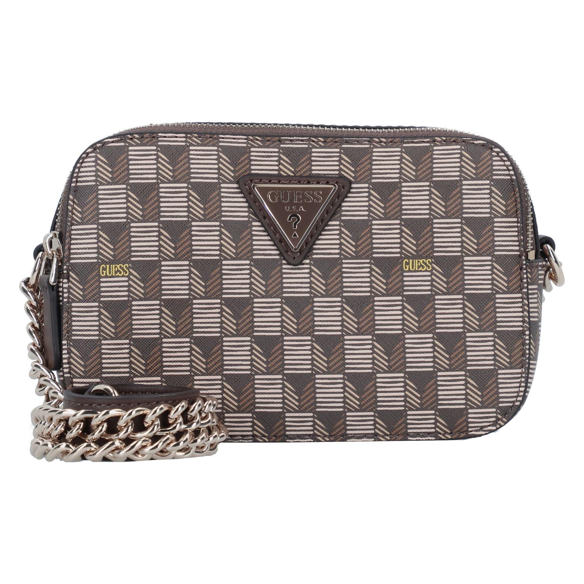 Guess, Damen, Handtasche, Wave Umhängetasche 19.5 Cm, Braun