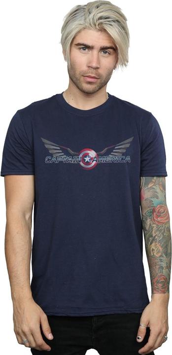 Immagine prodotto Falcon And The Winter Soldier Captain America Logo Maglietta Uomo (XXL)