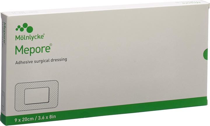 Actual product image Mepore Wundverband 20x9cm Wundkissen 15x5cm (5 x)