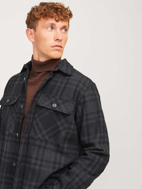 Image du produit Jack & Jones Jprraymond Melange Check Ls Overshirt Sn (L)