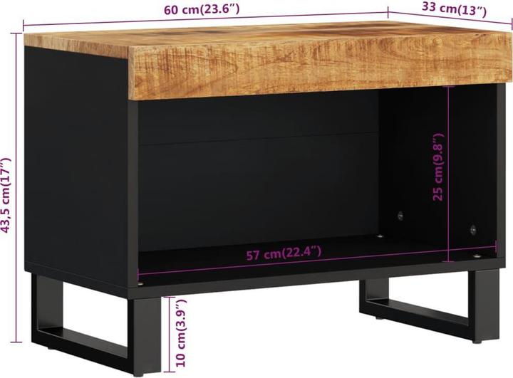 Produktbild vidaXL TV-Schrank (60 x 33 x 43.50 cm)