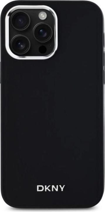 Actual product image DKNY DKHMP14XPSCMCLK iPhone 14 Pro Max 6.7" czarny/black hardcase Plain Logo MagSafe (Apple iPhone 14 Pro Max)