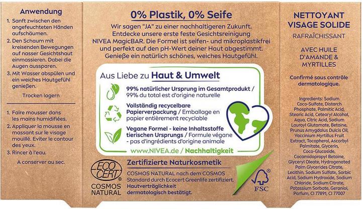 Produktbild NIVEA Magic Bar Erfrischend (Gesichtsseife)