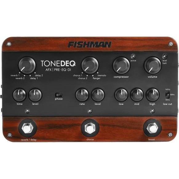 Fishman Tone DEQ akoestische voorversterker en effectpedaal (Gitarre), Instrumentenverstärker