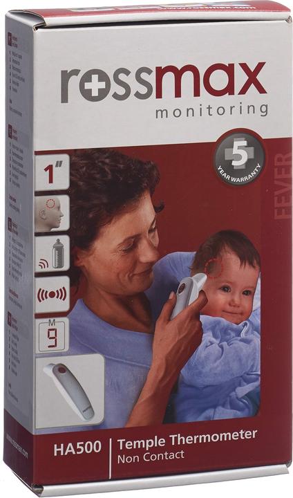 Actual product image Rossmax Infrared thermometer HA500 (Forehead, Non-contact)