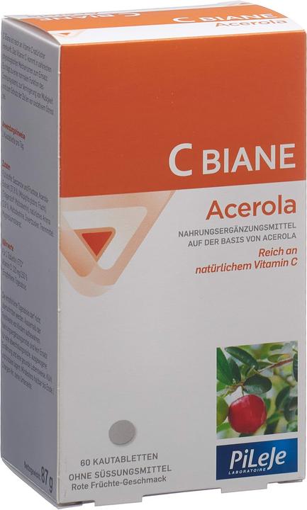 Actual product image PiLeJe Acerola Tablette (60 Piece, Pills, 127 g)
