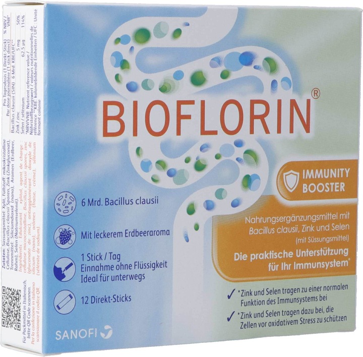 Actual product image Bioflorin Immunity Booster Pulver (12 Piece, Pen, 40 g)