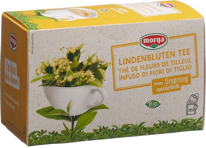 Image du produit Morga Lindenblüten Tee mit Hülle Bio (50 g)