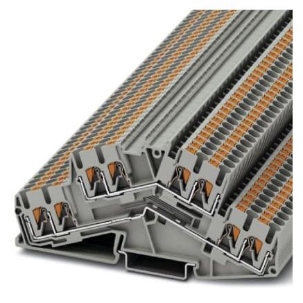 Phoenix Contact Grigio Pttbs 2,5-Quattro 3210609 Terminale A Doppio Livello 0,14 Mm² 2,50 Mm² 50 Pz., Cavo + Spina Elettrica,