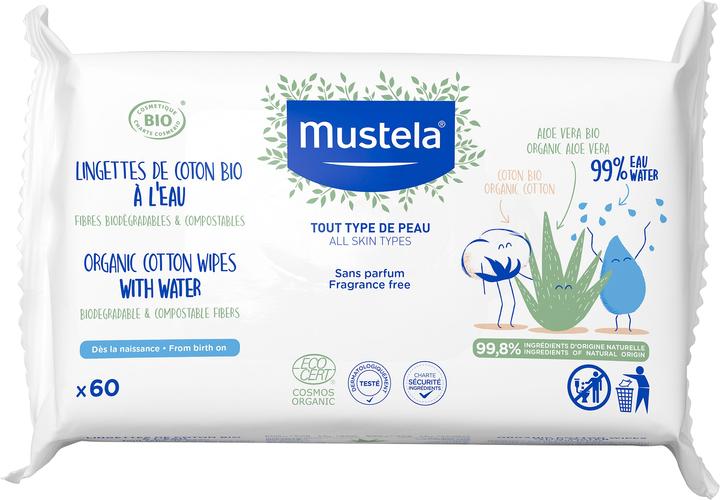 Mustela Wasser Bio (60 Stück)