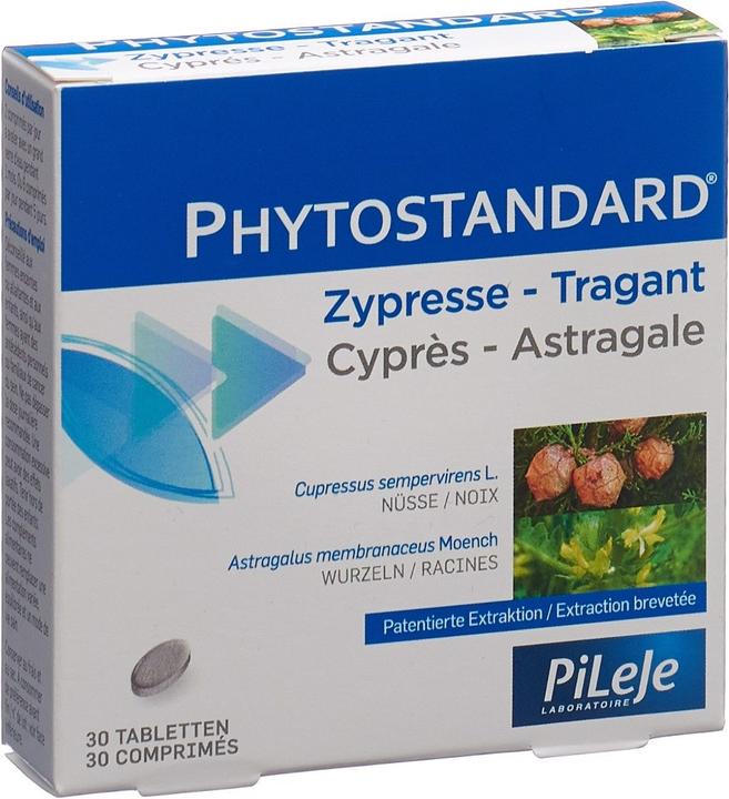 Actual product image Phytostandarts Zypresse - Tragant Tablette (30 Piece, Pills, 37 g)