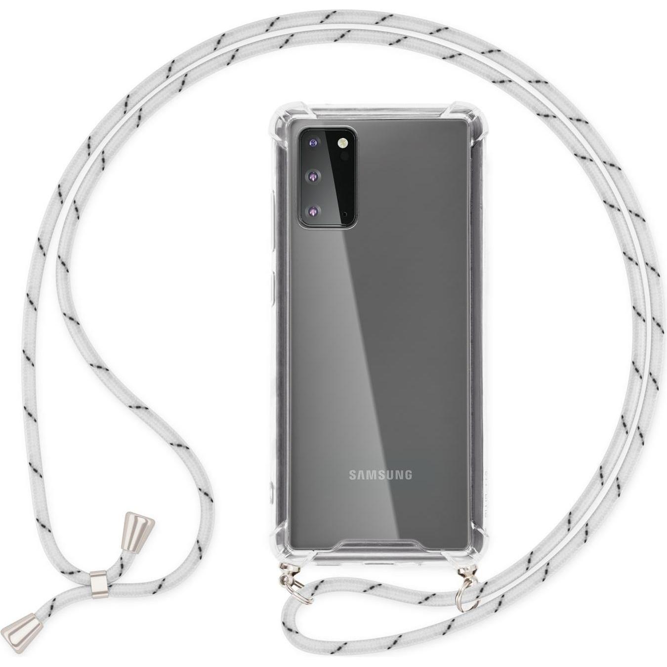 Nalia Handyhülle mit Kette, Handykette, Weiss