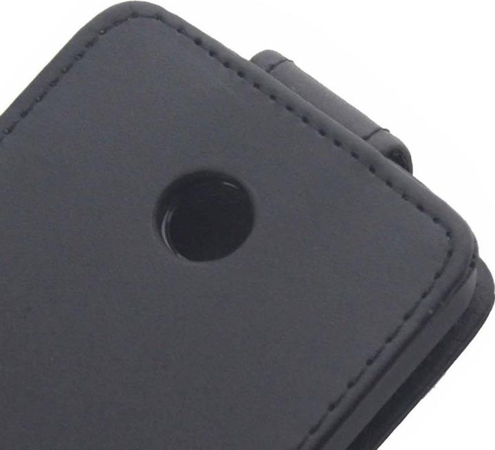 Produktbild König Design Handyhülle Schutzhülle Flip Handytasche für Nokia Lumia 630 / 635 Schwarz (Huawei Y635, Nokia Lumia 630)