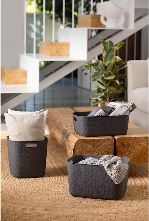 Actual product image GCS Curver Softex storage basket large 19L anthracite (1 x)