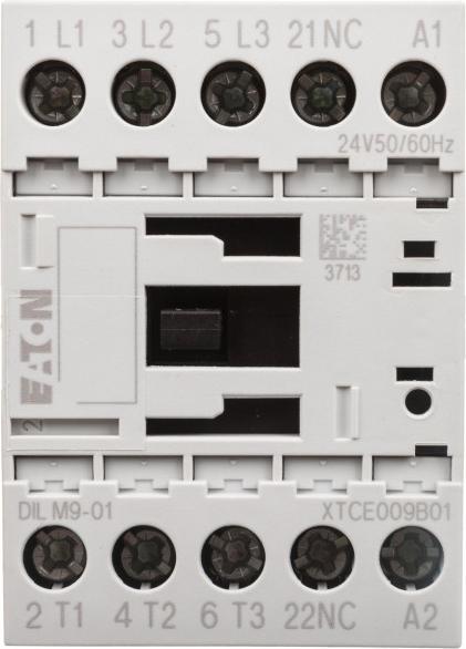 Actual product image Eaton Power contactor DILM9-01 24V50/60Hz