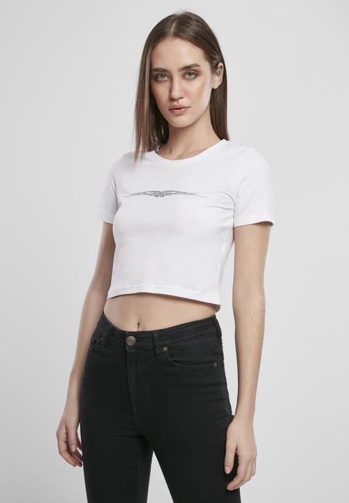 Produktbild Merchcode Ladies Tribal Cropped Tee (XS)