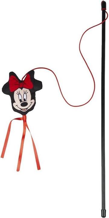 Actual product image Minnie Mouse Cat toy Black Red (Catmint toy)